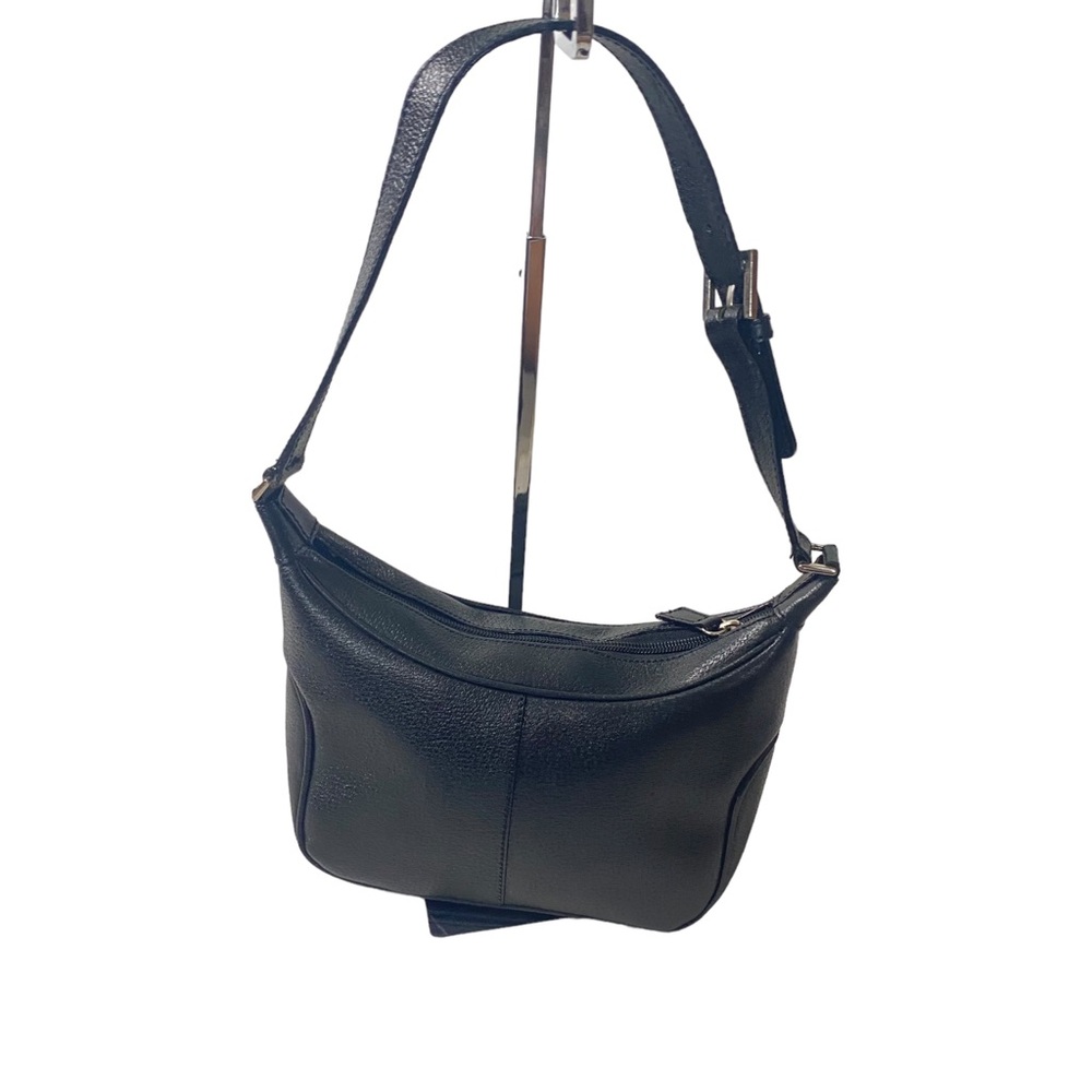 Talbots black leather shoulder bag(bY)